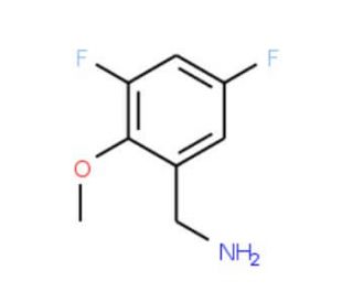 3,5-Difluoro-2-methoxybenzylamine (CAS 886502-00-7) - chemical structure image