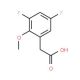 3,5-Difluoro-2-methoxyphenylacetic acid - chemical structure image