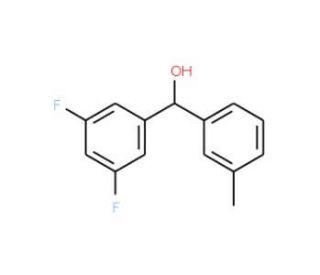 3,5-Difluoro-3&prime;-methylbenzhydrol - chemical structure image