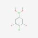 3,5-Difluoro-4-chlorophenylboronic acid (CAS 864759-63-7) - chemical structure image