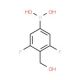 3,5-Difluoro-4-(hydroxymethyl)phenylboronic acid (CAS 917969-79-0) - chemical structure image