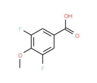 3,5-Difluoro-4-methoxybenzoic acid (CAS 319-60-8) - chemical structure image