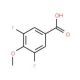 3,5-Difluoro-4-methoxybenzoic acid (CAS 319-60-8) - chemical structure image