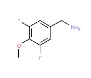 3,5-Difluoro-4-methoxybenzylamine (CAS 105969-16-2) - chemical structure image