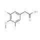 3,5-Difluoro-4-methoxyphenylacetic acid (CAS 886498-74-4) - chemical structure image
