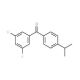 3,5-Difluoro-4′-iso-propylbenzophenone (CAS 844885-09-2) - chemical structure image