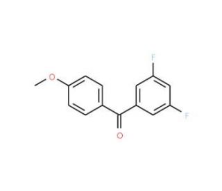 3,5-Difluoro-4&prime;-methoxybenzophenone - chemical structure image