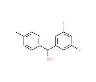 3,5-Difluoro-4&prime;-methylbenzhydrol - chemical structure image