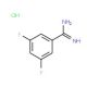3,5-Difluoro-benzamidine hydrochloride (CAS 144797-68-2) - chemical structure image