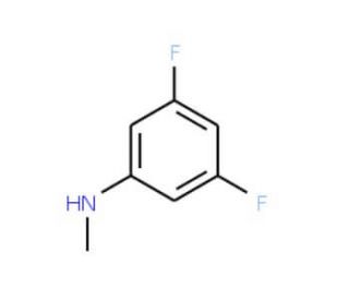 3,5-Difluoro-N-methylaniline (CAS 470458-51-6) - chemical structure image