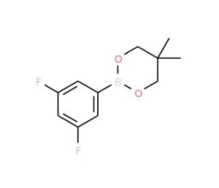 3,5-Difluorobenzeneboronic acid neopentyl glycol ester (CAS 216393-57-6) - chemical structure image