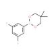 3,5-Difluorobenzeneboronic acid neopentyl glycol ester (CAS 216393-57-6) - chemical structure image