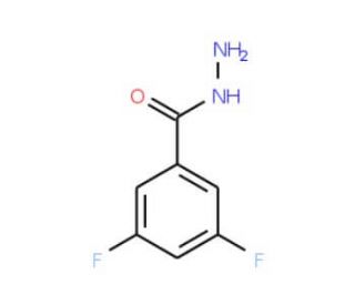 3,5-Difluorobenzhydrazide (CAS 244022-63-7) - chemical structure image