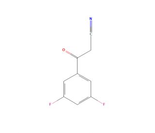 3,5-Difluorobenzoylacetonitrile (CAS 842140-51-6) - chemical structure image
