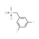 3,5-Difluorobenzylmethylsulfone - chemical structure image