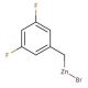 3,5-Difluorobenzylzinc bromide solution (CAS 308796-30-7) - chemical structure image