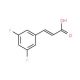 3,5-Difluorocinnamic acid (CAS 84315-23-1) - chemical structure image