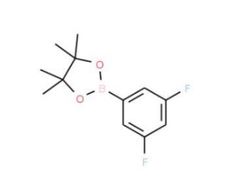 3,5-Difluorophenylboronic acid, pinacol ester (CAS 863868-36-4) - chemical structure image