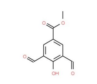 3,5-Diformyl-4-hydroxy-benzoic acidmethyl ester - chemical structure image