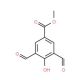 3,5-Diformyl-4-hydroxy-benzoic acidmethyl ester - chemical structure image