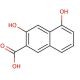 3,5-Dihydroxy-2-naphthoic acid (CAS 89-35-0) - chemical structure image