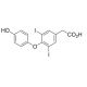 3,5-Diiodothyroacetic Acid (CAS 1155-40-4) - chemical structure image