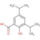 3,5-Diisopropyl-2-hydroxybenzoic acid (CAS 2215-21-6) - chemical structure image