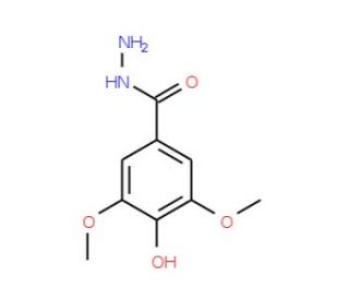 3,5-Dimethoxy-4-hydroxybenzhydrazide (CAS 1443-76-1) - chemical structure image