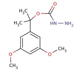 3,5-Dimethoxy-&alpha;,&alpha;-dimethylbenzyl carbazate (CAS 39508-00-4) - chemical structure image