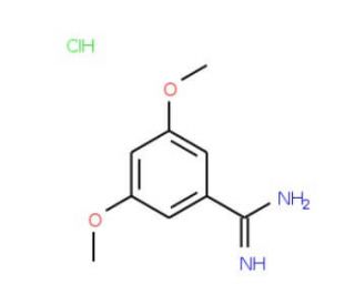 3,5-Dimethoxy-benzamidine HCl (CAS 61416-81-7 (non-salt)) - chemical structure image
