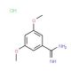 3,5-Dimethoxy-benzamidine HCl (CAS 61416-81-7 (non-salt)) - chemical structure image