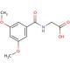 (3,5-Dimethoxy-benzoylamino)-acetic acid - chemical structure image