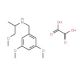 (3,5-Dimethoxy-benzyl)-(2-methoxy-1-methyl-ethyl)-amine oxalate - chemical structure image