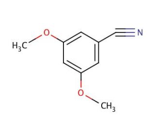 3,5-Dimethoxybenzonitrile (CAS 19179-31-8) - chemical structure image