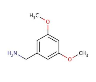 3,5-Dimethoxybenzylamine (CAS 34967-24-3) - chemical structure image