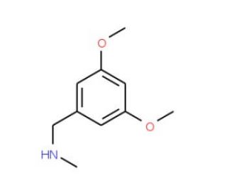 [(3,5-dimethoxyphenyl)methyl](methyl)amine (CAS 77775-71-4) - chemical structure image