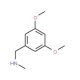 [(3,5-dimethoxyphenyl)methyl](methyl)amine (CAS 77775-71-4) - chemical structure image