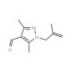 3,5-Dimethyl-1-(2-methyl-allyl)-1H-pyrazole-4-carbaldehyde - chemical structure image