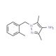 3,5-Dimethyl-1-(2-methylbenzyl)-1H-pyrazol-4-amine (CAS 514801-09-3) - chemical structure image