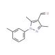 3,5-Dimethyl-1-(3-methylphenyl)-1H-pyrazole-4-carbaldehyde (CAS 400876-66-6) - chemical structure image