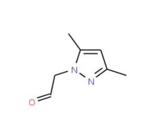 (3,5-Dimethyl-1H-pyrazol-1-yl)acetaldehyde - chemical structure image