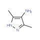 3,5-dimethyl-1H-pyrazol-4-amine (CAS 5272-86-6) - chemical structure image