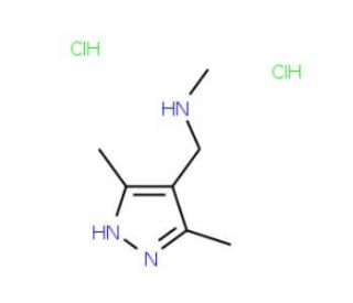 [(3,5-Dimethyl-1H-pyrazol-4-yl)methyl]methylamine dihydrochloride - chemical structure image
