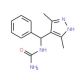[(3,5-Dimethyl-1H-pyrazol-4-yl)-phenyl-methyl]-urea - chemical structure image
