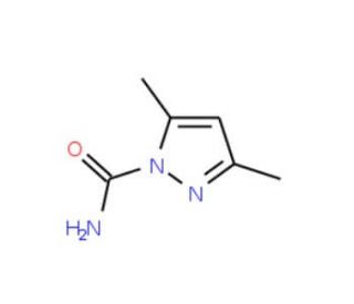 3,5-Dimethyl-1H-pyrazole-1-carboxamide (CAS 934-48-5) - chemical structure image