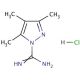 3,5-Dimethyl-1H-pyrazole-1-carboximidamide hydrochloride (CAS 40027-64-3) - chemical structure image