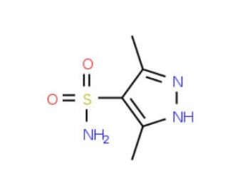 3,5-dimethyl-1H-pyrazole-4-sulfonamide (CAS 88398-54-3) - chemical structure image