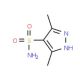 3,5-dimethyl-1H-pyrazole-4-sulfonamide (CAS 88398-54-3) - chemical structure image