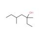 3,5-Dimethyl-3-heptanol, erythro + threo (CAS 19549-74-7) - chemical structure image