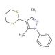3,5-Dimethyl-4-(1,3-dithian-yl)-1-phenylpyrazole (CAS 201008-67-5) - chemical structure image